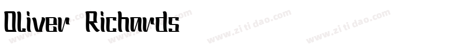 Oliver Richards字体转换